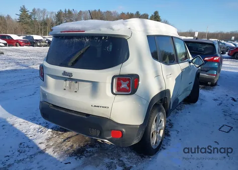 2016 Jeep Renegade Limited z USA, uszkodzony, nr VIN ZACCJBDT0GPC85894